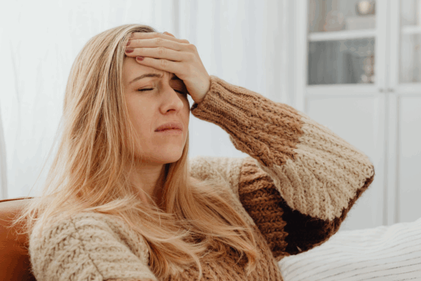 person with a migraine flare up coping strategies