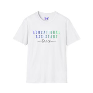 Personalized Educational Assistant Teacher Custom Assistant Teacher Tee, Back to School T-Shirt Teacher Appreciation