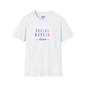 Personalized Social Worker Shirt Custom Name Appreciation Gift for Social Work Professionals