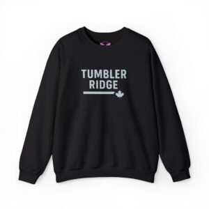 Tumbler Ridge, bumper sticker, maple decal, charity decal, 100% profits donated, relief fund, victims support, survivor support, family support, memorial sticker, Canadian tribute, weatherproof vinyl,