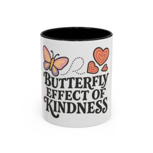 Butterfly Effect of Kindness Coffee Mug — Inspirational Accent Mug