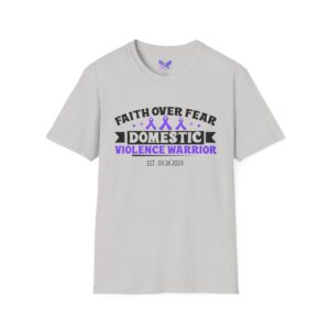 Personalized Domestic Violence Survivor T-Shirt, Awareness Tee, Warrior Shirt, Freedom Date, Milestone Tee, Unisex Softstyle Shirt