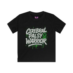 Kids Cerebral Palsy Warrior Tee | Graffiti Awareness Edition