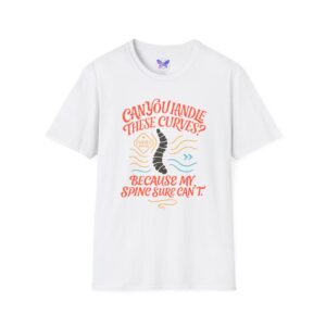 Scoliosis Awareness Can You Handle These Curves Shirt Funny Spine Tee Disability Humor Medical Condition Awareness Graphic T Shirt