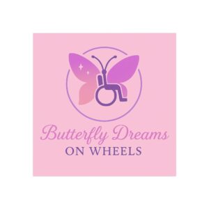 Butterfly Dreams On Wheels Magnet Sticker Disability Empowerment, Wheelchair Art, Disabled Visibility, Positive Affirmation Gift, Home Decor
