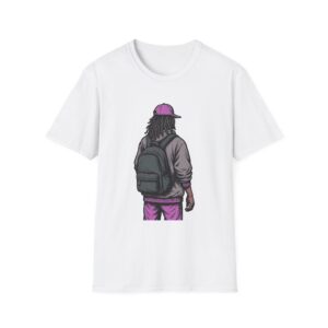 Dreadlocks Streetwear Graphic Tee  Purple Cap Hoodie Backpack Urban Unisex Tee soft unisex cotton, Streetwear Lovers,  Unisex Gift
