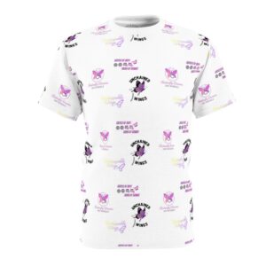 Official Butterfly Dreams on Wheels AOP Shirt Inclusive Advocacy Graphic Tee All Over Print Unisex Empowerment T Shirt Disability Pride Gift