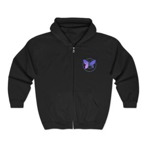 Official Butterfly Dreams on Wheels | Zip Front Sweatshirt