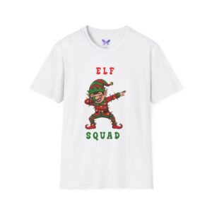 Funny Dabbing Christmas Shirt,  Elf Squad Tee, Cute Holiday Lights Shirt, Festive Xmas Party Gift, Christmas Dab Dance