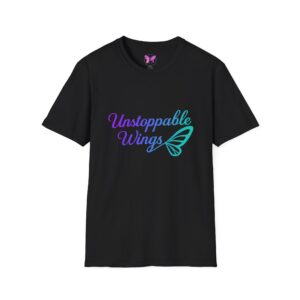 Unstoppable Wings Inspirational Butterfly T-Shirt Empowerment Tee  Motivational Graphic Shirt, Embrace transformation, Fearless t-shirt