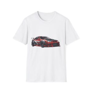 Red Drift Race Car T-Shirt | Sports Car Graphic Tee