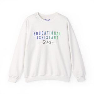 Personalized Educational Assistant Teacher Custom Assistant Teacher Crewneck, Back to School Sweater Teacher Appreciation