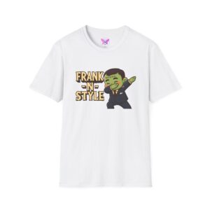 Boy Frank N Style Dabbing T-Shirt for Adults, Unisex Tee Shirt, Softstyle Top, Fun Graphic Tee, Trendy Hip Shirt, Cool Cotton Tshirt