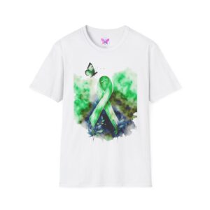 Cerebral Palsy Awareness T-Shirt Green Ribbon Butterfly Tee for Support, Disability Pride Unisex  T-Shirt Gift for  Campaign t-shirt