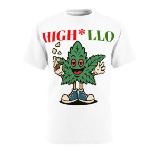 High LLO Shirt, Cannabis tee Plant Lovers Gift, Stoner Humor T-Shirt, Funny 420 Cannabis Leaf T-Shirt Joint Humor Tee, Marijuana Graphic Tee
