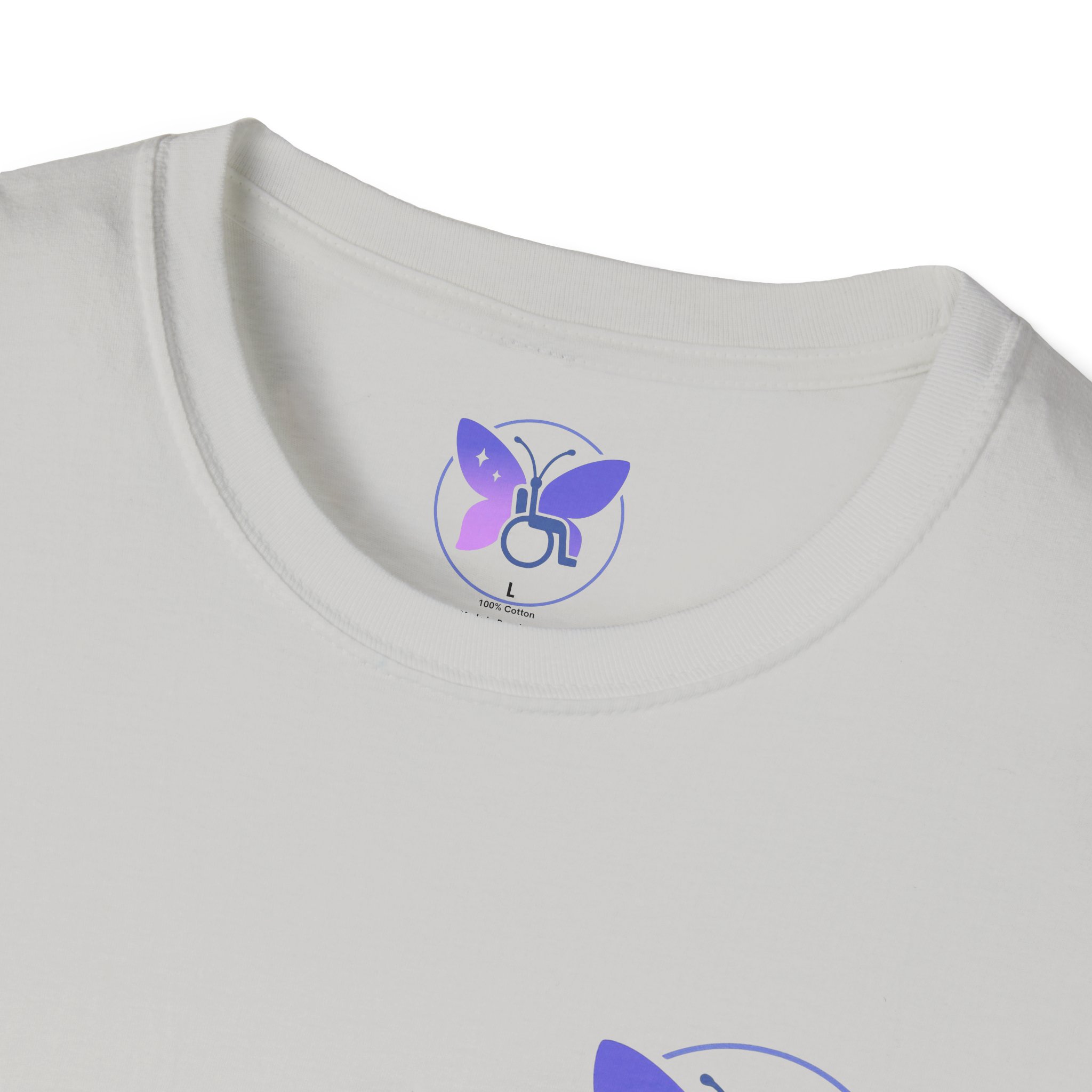Butterfly Empowerment T-Shirt | Unisex Softstyle Tee | Inspirational Gift for Her, Brave & Strong Tee, Nature Lover Apparel, Butterfly - Image 3