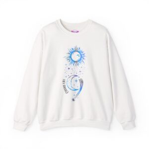 Choose Life Suicide Prevention Sweatshirt Mental Health Awareness Crewneck with Teal & Purple Inspiring Unisex Pullover Gift