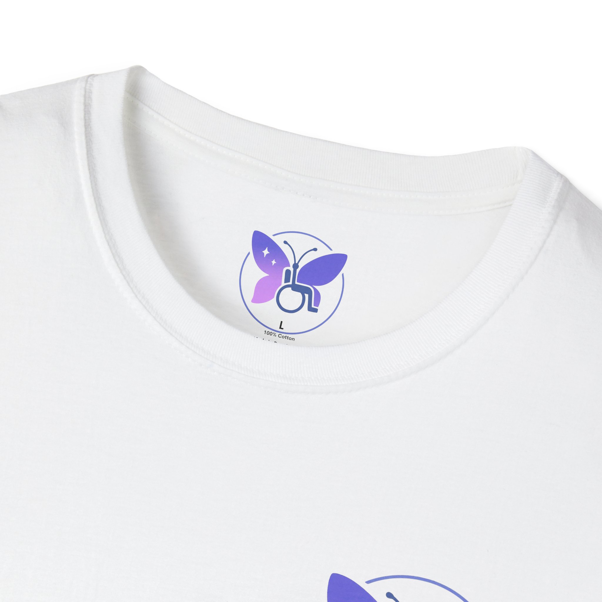 Butterfly Empowerment T-Shirt | Unisex Softstyle Tee | Inspirational Gift for Her, Brave & Strong Tee, Nature Lover Apparel, Butterfly - Image 7