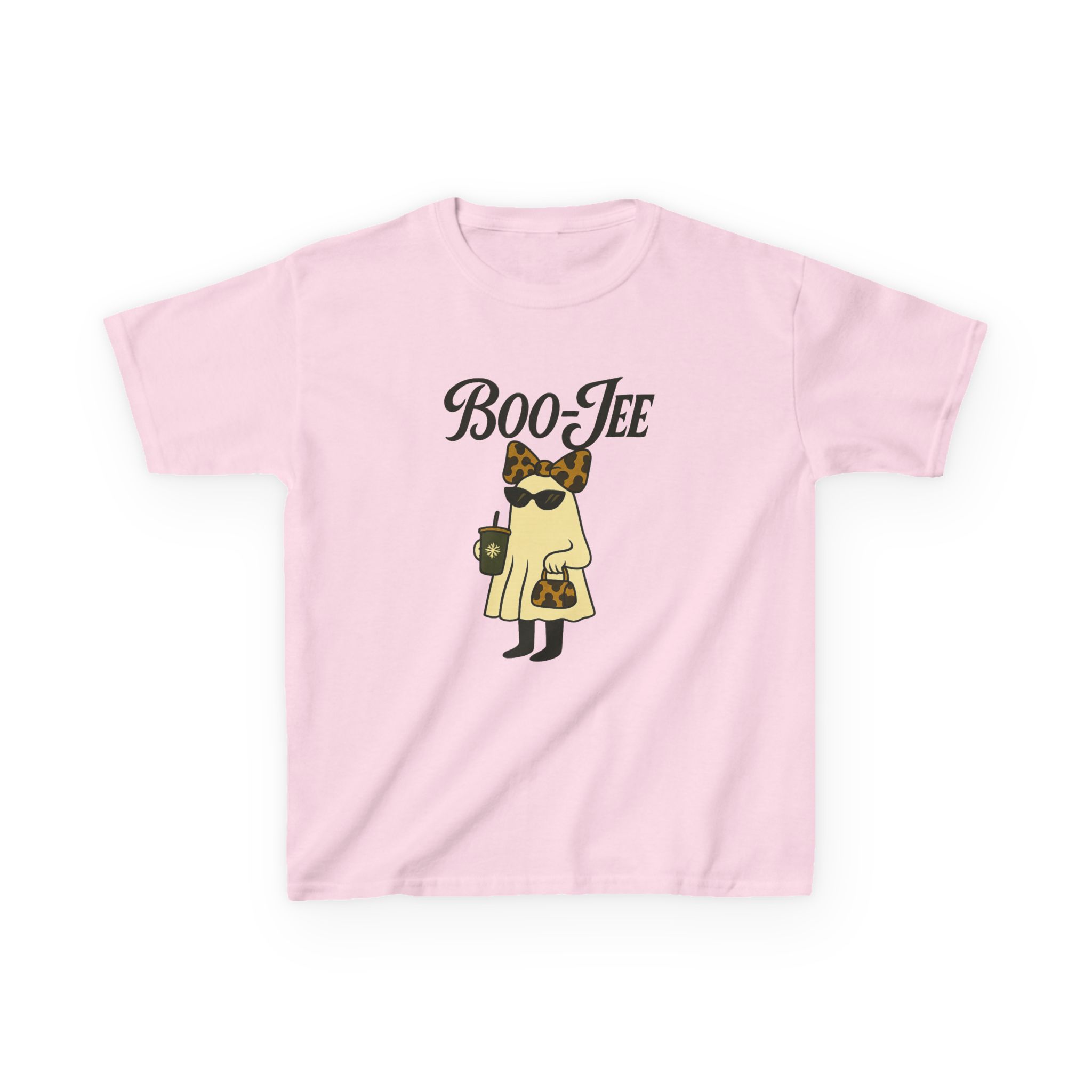 Halloween shirt, Boo Jee Leopard Print Ghost Tshirt, Halloween Coffee Ghost Shirt, Boujee Ghost Hoodie,Spooky Season Tee,Coquette Ghost - Image 9