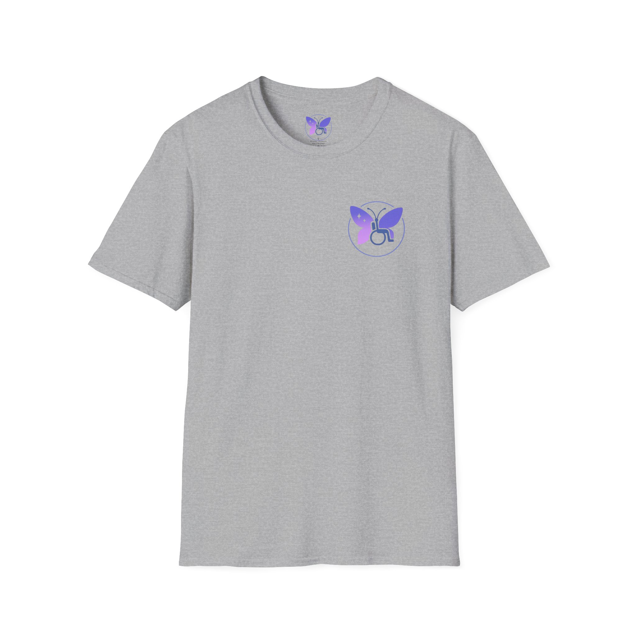 Butterfly Empowerment T-Shirt | Unisex Softstyle Tee | Inspirational Gift for Her, Brave & Strong Tee, Nature Lover Apparel, Butterfly - Image 13