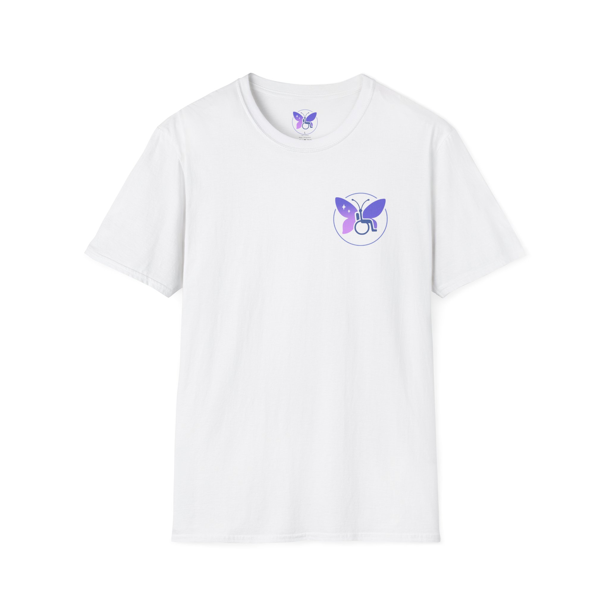 Butterfly Empowerment T-Shirt | Unisex Softstyle Tee | Inspirational Gift for Her, Brave & Strong Tee, Nature Lover Apparel, Butterfly - Image 5