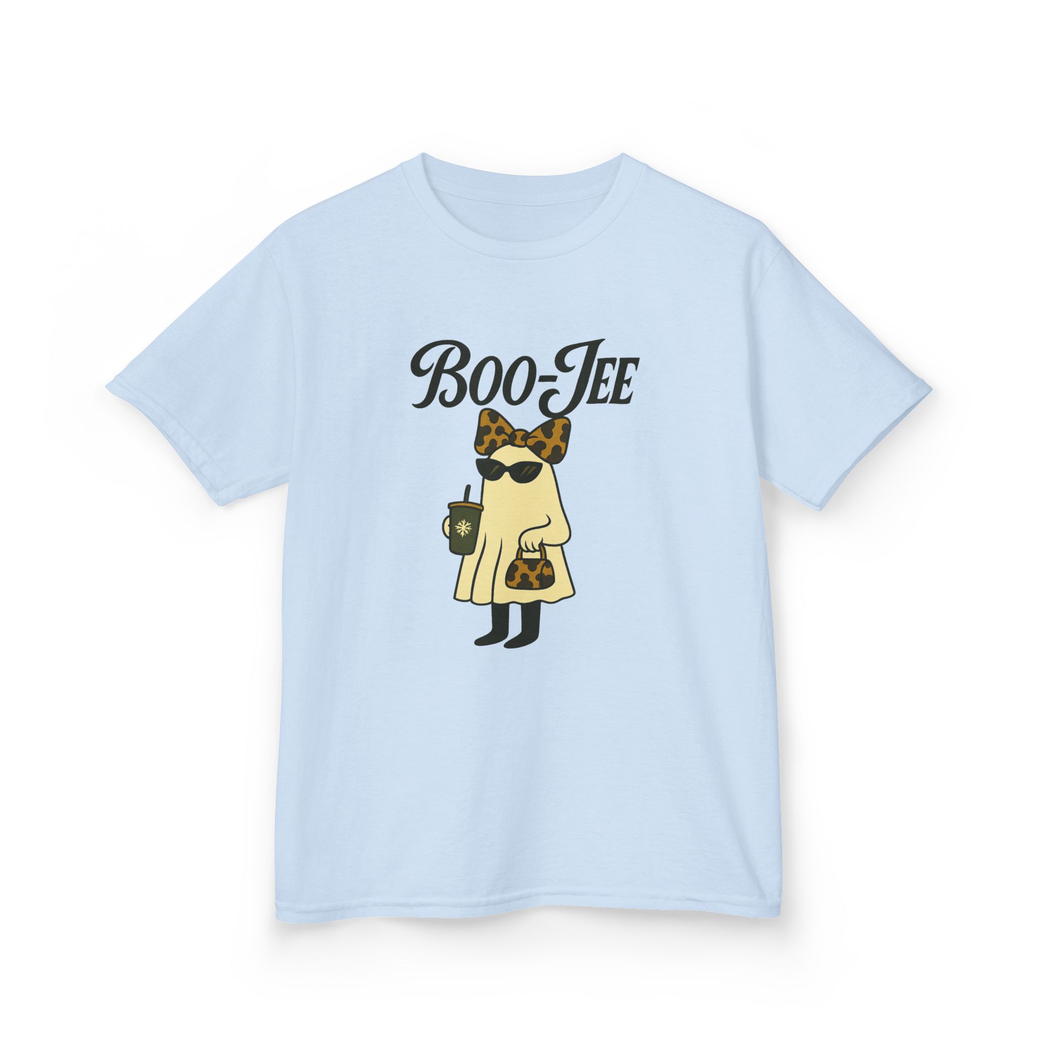 Halloween shirt, Boo Jee Leopard Print Ghost Tshirt, Halloween Coffee Ghost Shirt, Boujee Ghost Hoodie,Spooky Season Tee,Coquette Ghost - Image 7