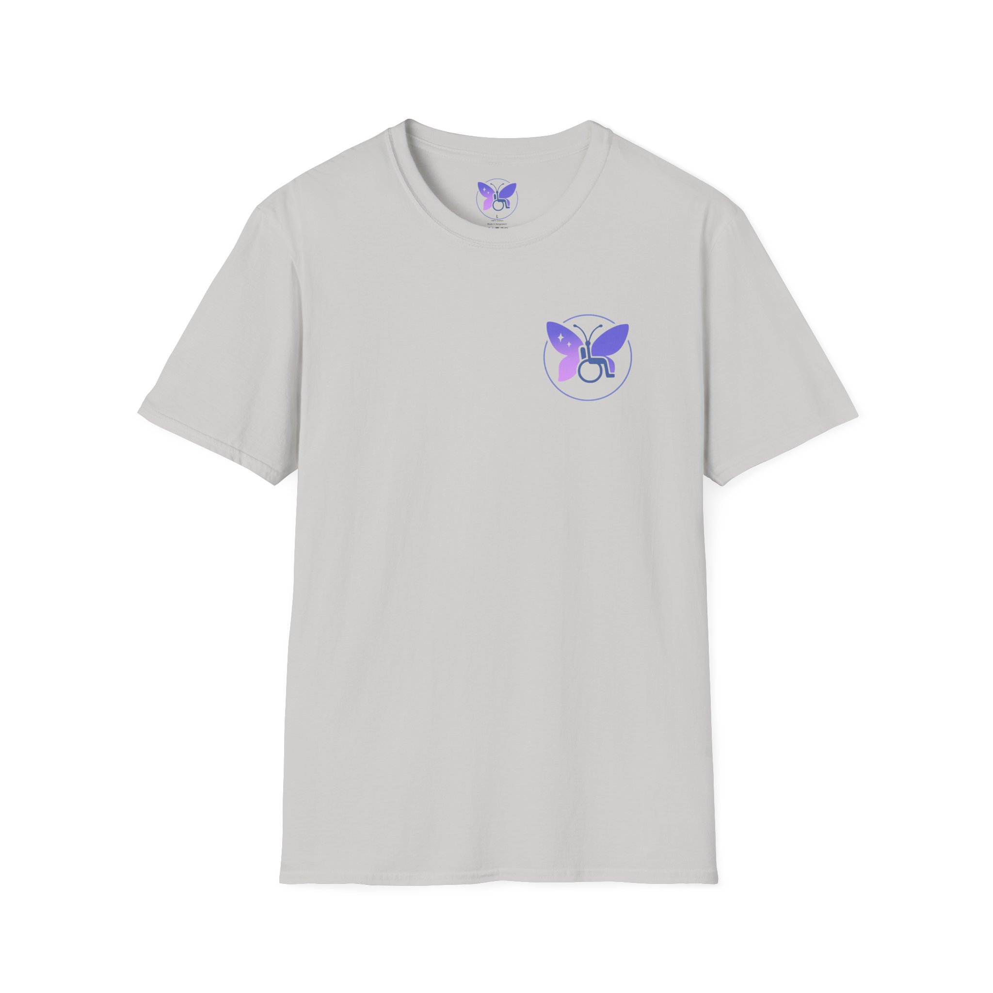 Butterfly Empowerment T-Shirt | Unisex Softstyle Tee | Inspirational Gift for Her, Brave & Strong Tee, Nature Lover Apparel, Butterfly - Image 2