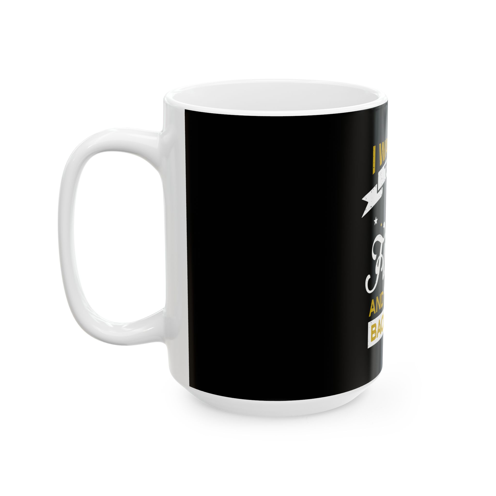 Fighter Mug I Was Born To Be A Fighter Mug Gold Ribbon Awareness Mug Cancer Support Gift Motivational Warrior Mug, Surviour Mug - Image 7