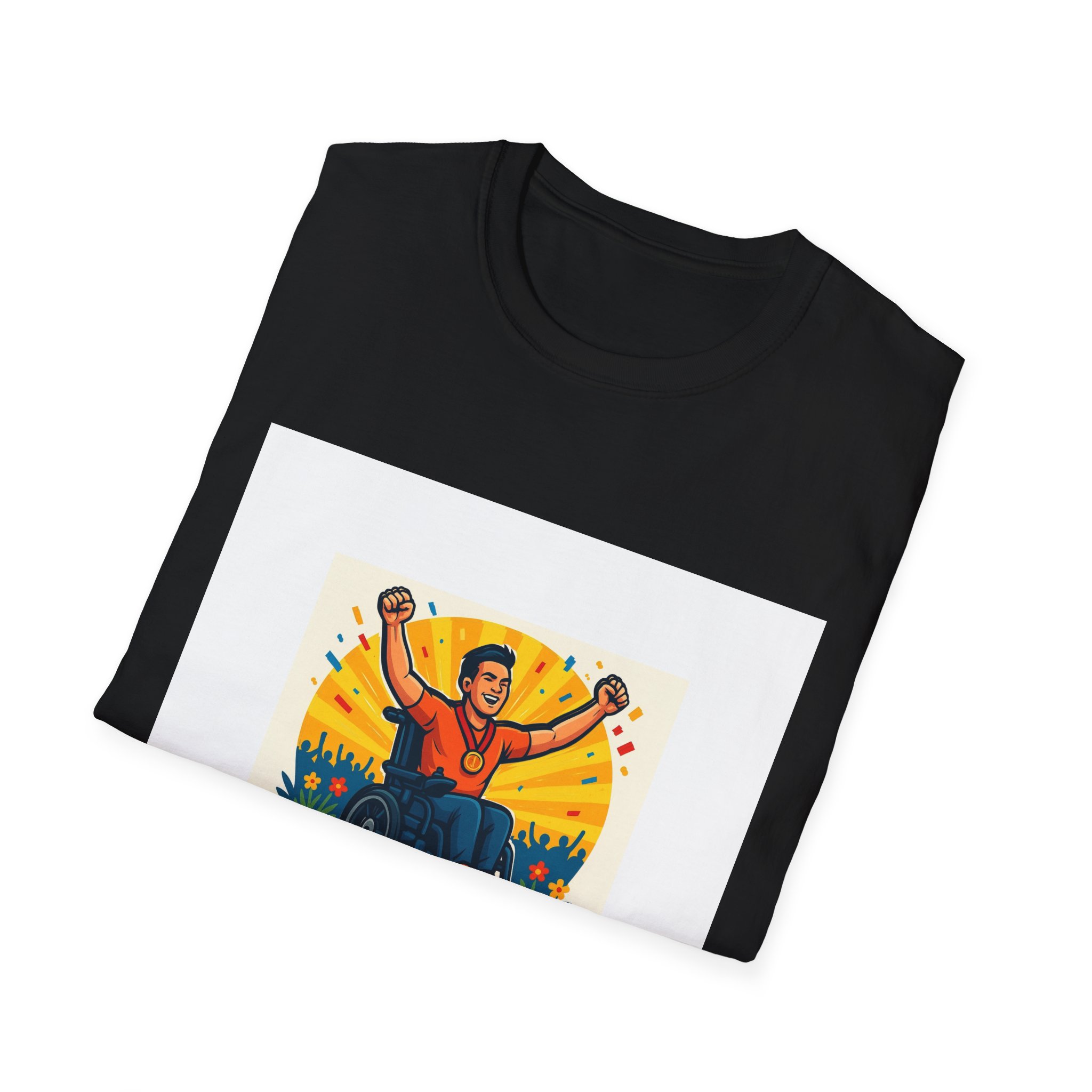 Pardon My Pace, I am in Eco ModeFunny Wheelchair T-Shirt -Chill Disability Pride Tee Vibes, Environment tee , Nature enthusiast gift - Image 8