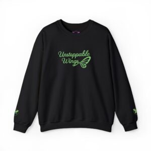 Adult Limited Edition “Unstoppable Wings” Cerebral Palsy Embroidered Adult Sweatshirt