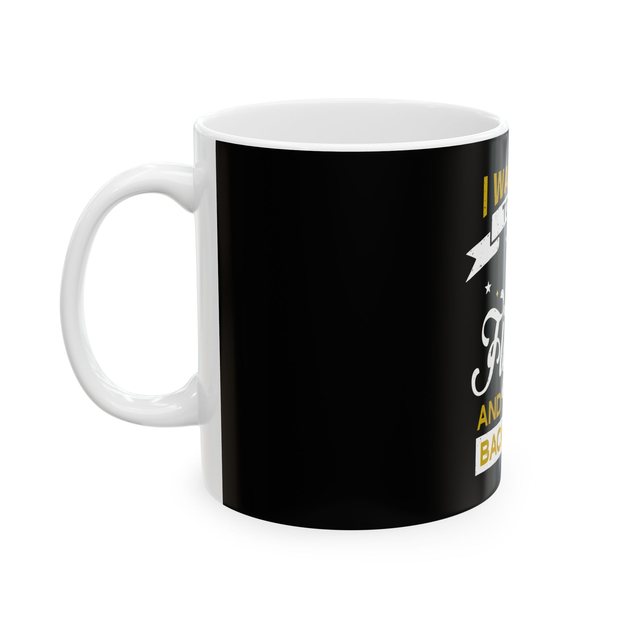 Fighter Mug I Was Born To Be A Fighter Mug Gold Ribbon Awareness Mug Cancer Support Gift Motivational Warrior Mug, Surviour Mug - Image 3
