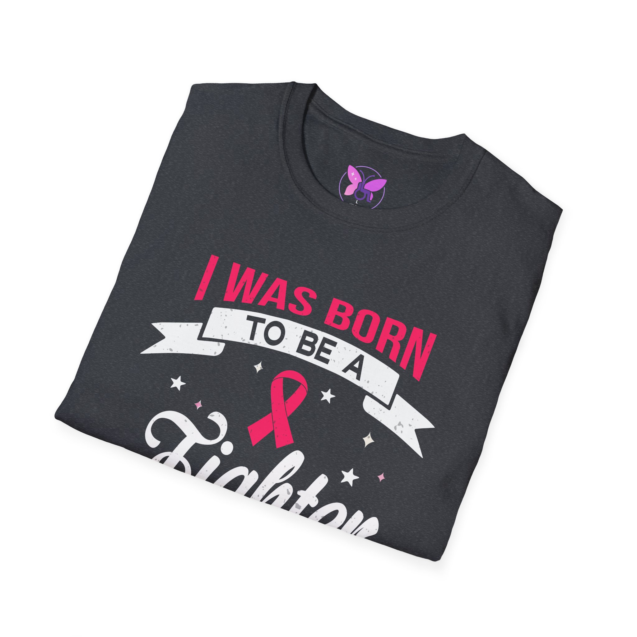 Pink Ribbon Breast Cancer Shirt, Fighter Survivor Tee, Awareness Gift , Inspirational Unisex Tee, Cancer Support Shirt Gift for Survivors - Image 8