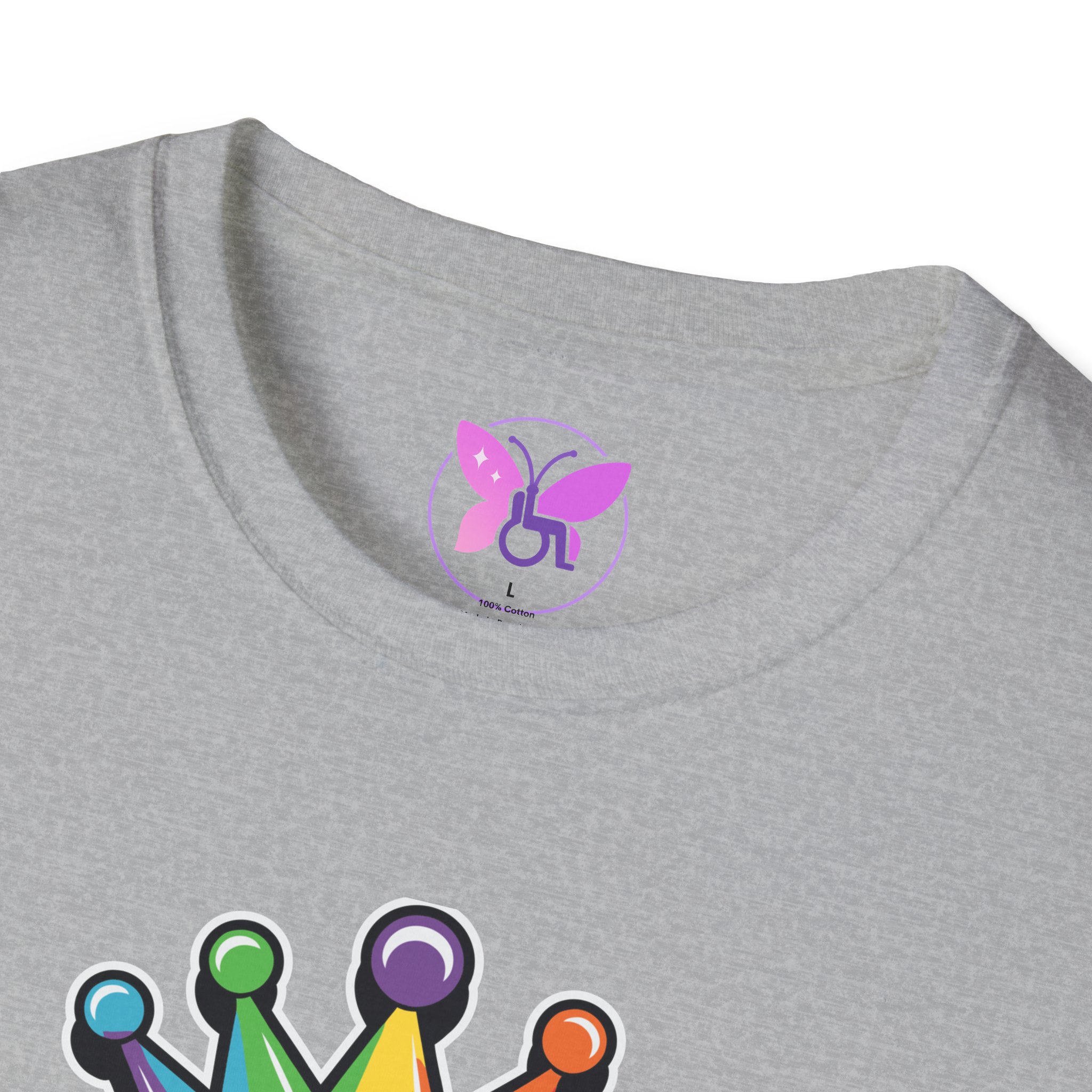Pride Queen LGBTQ+ Unisex Softstyle T-Shirt, Inspirational Tee, Casual Wear, Gift for Friends, Everyday Comfort, Positive Vibes - Image 19