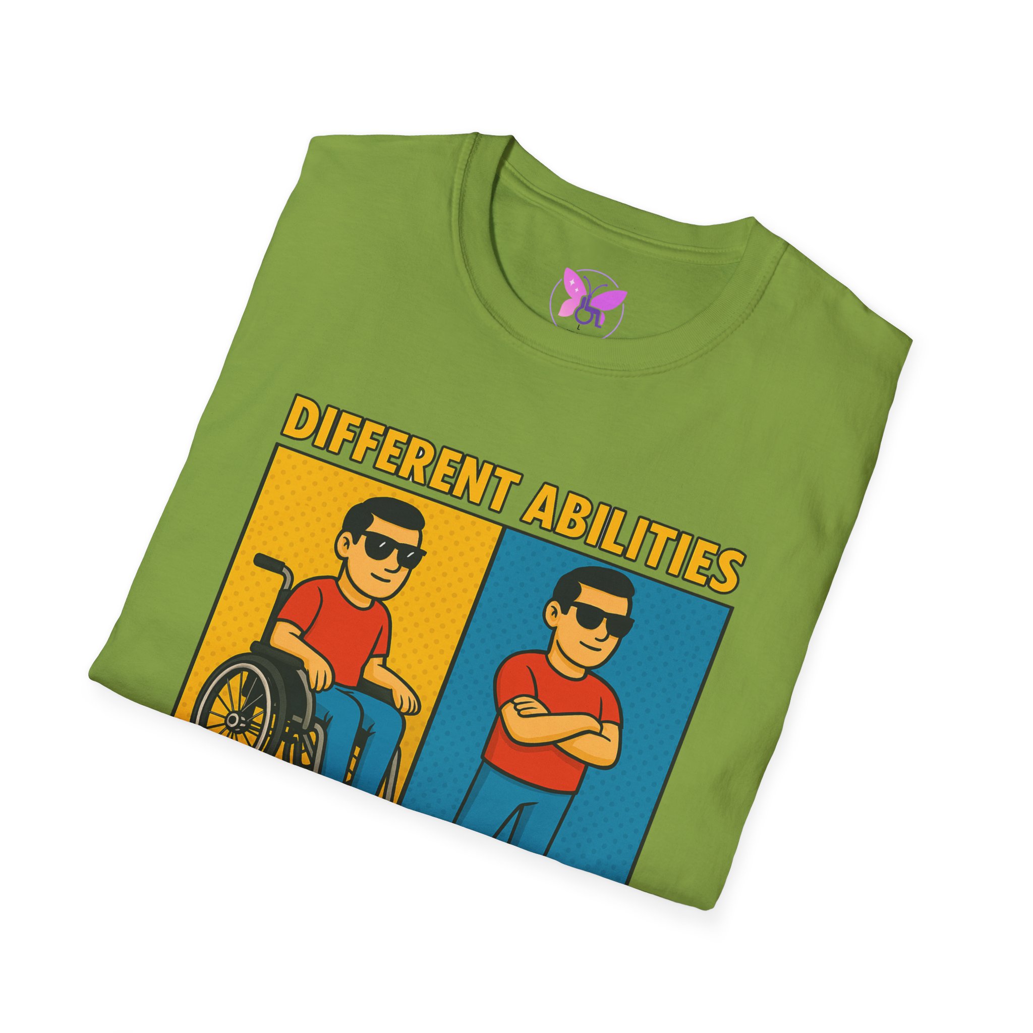 Different Abilities Same Attitude T-Shirt Disability Empowerment Tee Inclusive Unisex Shirt - Image 20