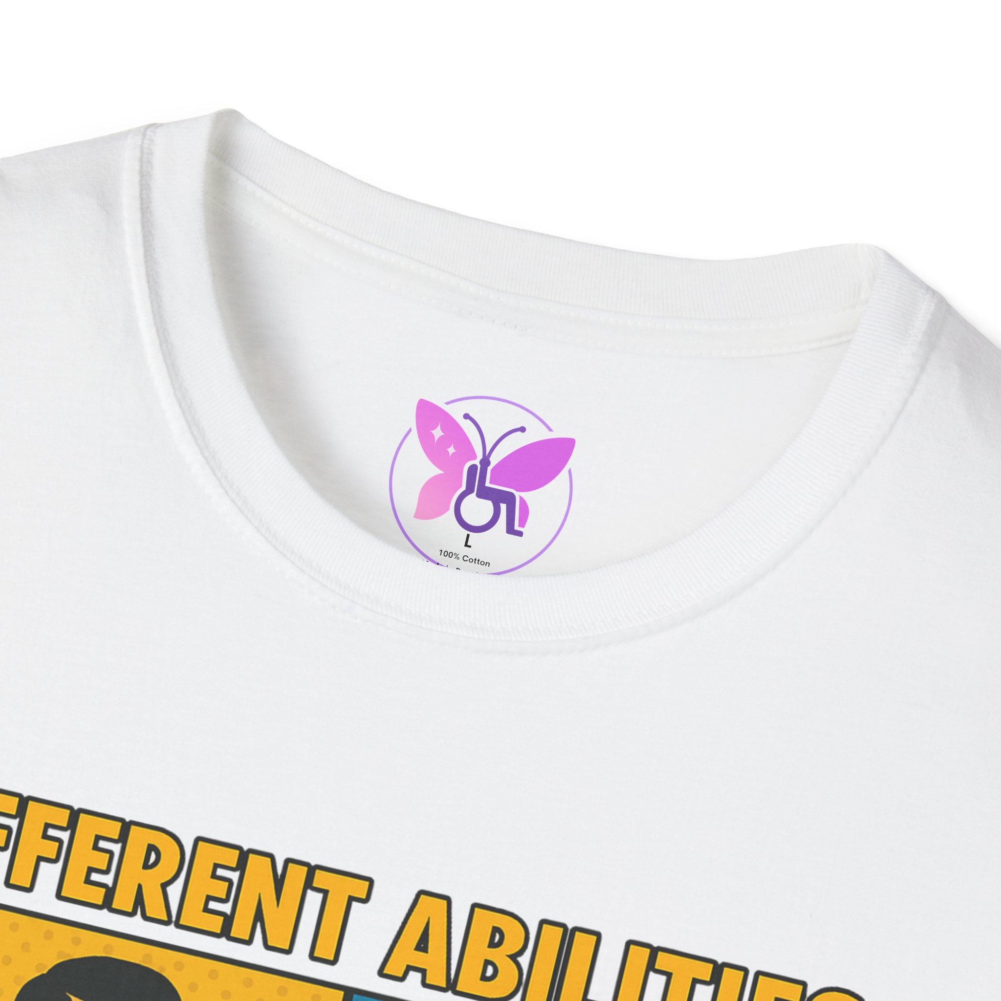 Different Abilities Same Attitude T-Shirt Disability Empowerment Tee Inclusive Unisex Shirt - Image 3