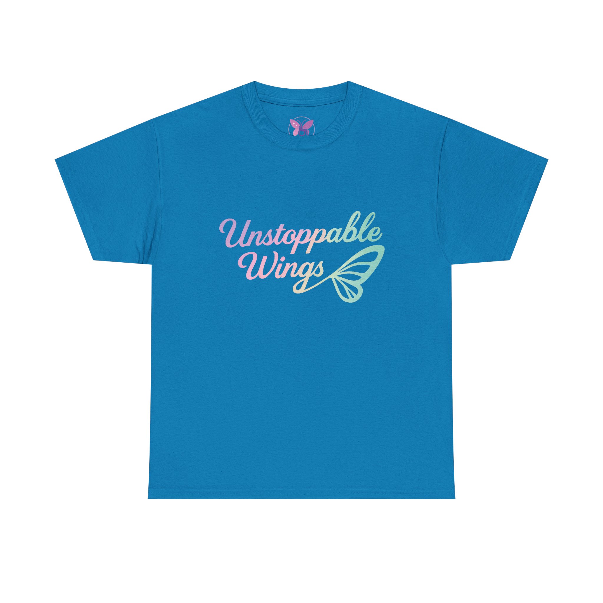 Unstoppable Wings Motivational T-Shirt for Women & Men | Butterfly Empowerment Tee | Inspirational Gift Unisex Heavy Cotton Tee - Image 33