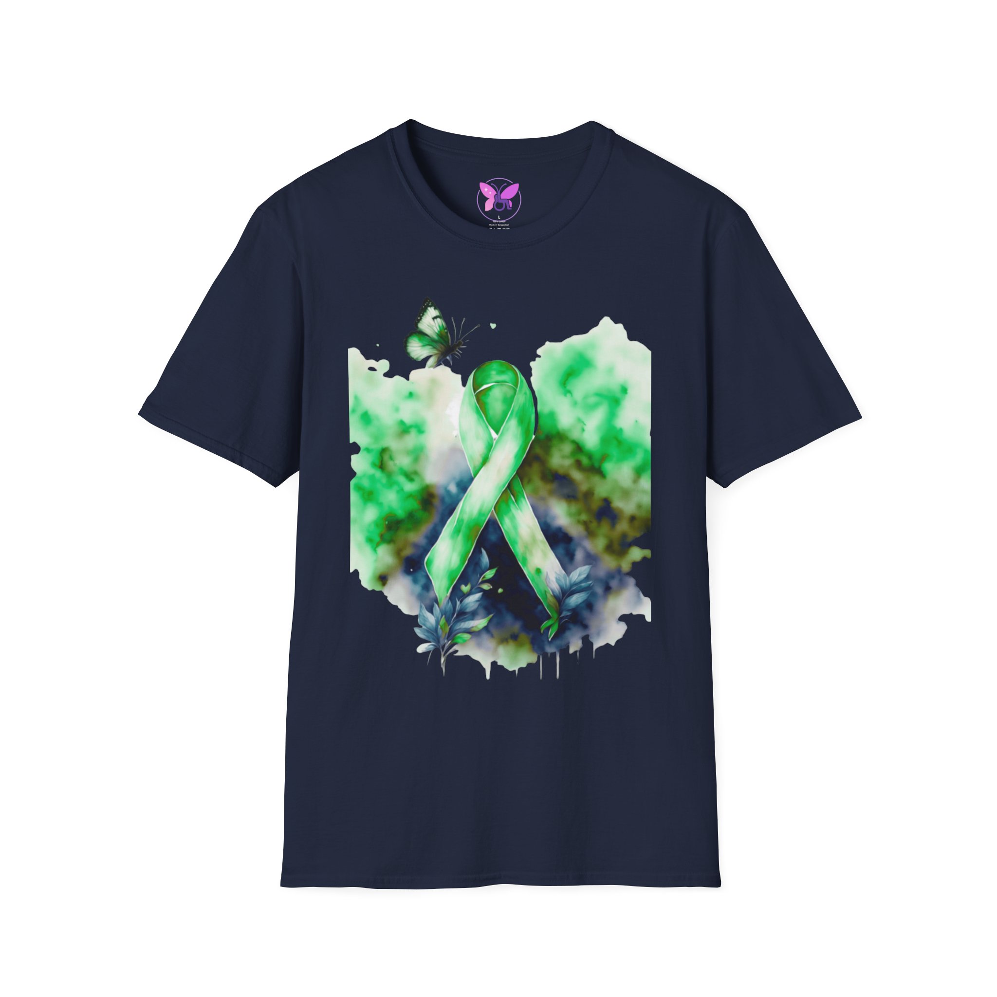 Cerebral Palsy Awareness T-Shirt Green Ribbon Butterfly Tee for Support, Disability Pride Unisex T-Shirt Gift for Campaign t-shirt - Image 21