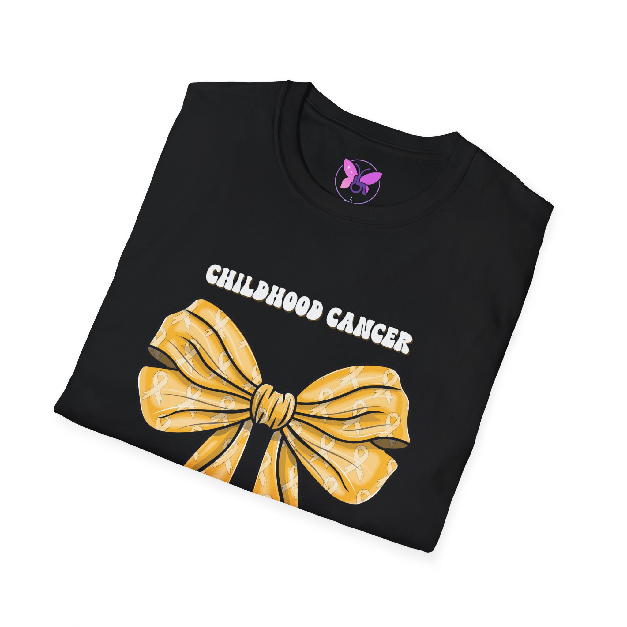 Childhood Cancer Awareness Shirt Gold Ribbon T-Shirt | Awareness Shirt, Pediatric Cancer Support Tee for Kids and Adults Unisex Fundraiser - Image 8