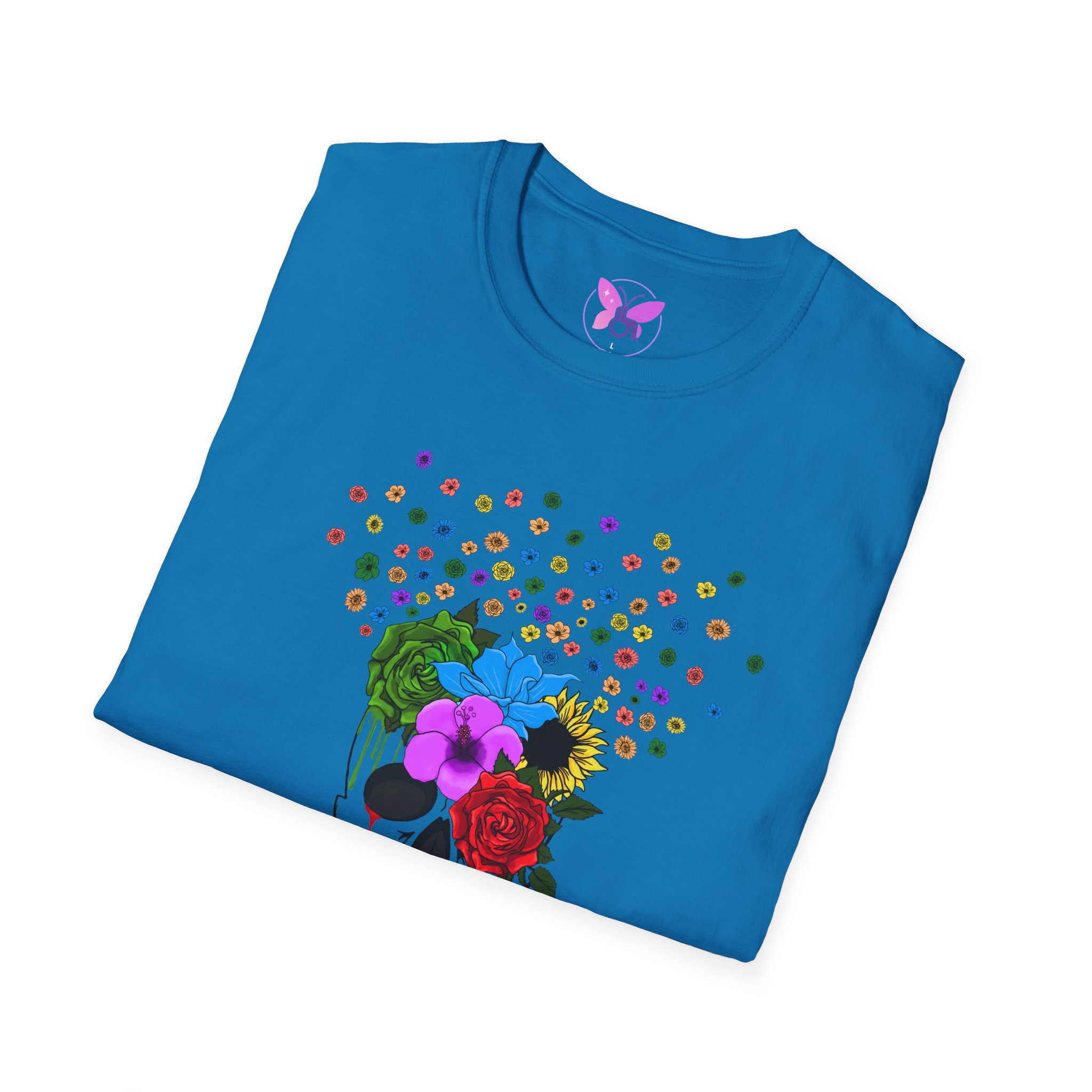 Can't Hide My Pride Skull LGBTQ Shirt -Queer Identity, Gay Pride, Inclusive Empowerment Tee, Self-Love and Acceptance - Image 16