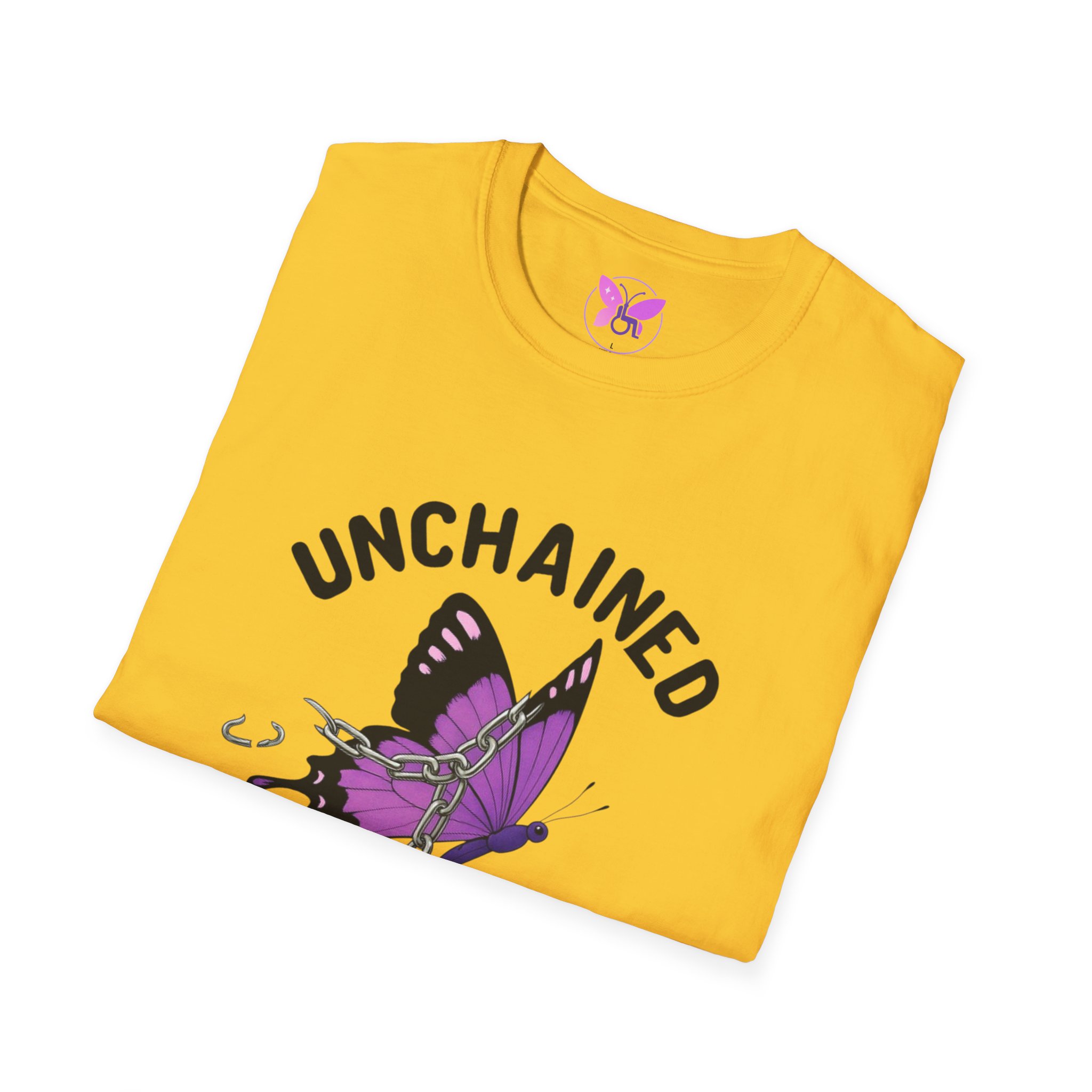 Unchained Butterfly Wings T-Shirt - Survivors, Dreamers, Free Spirits , Resilience, Purple Freedom Tee, Emancipation, Personal Growth Tee, - Image 12