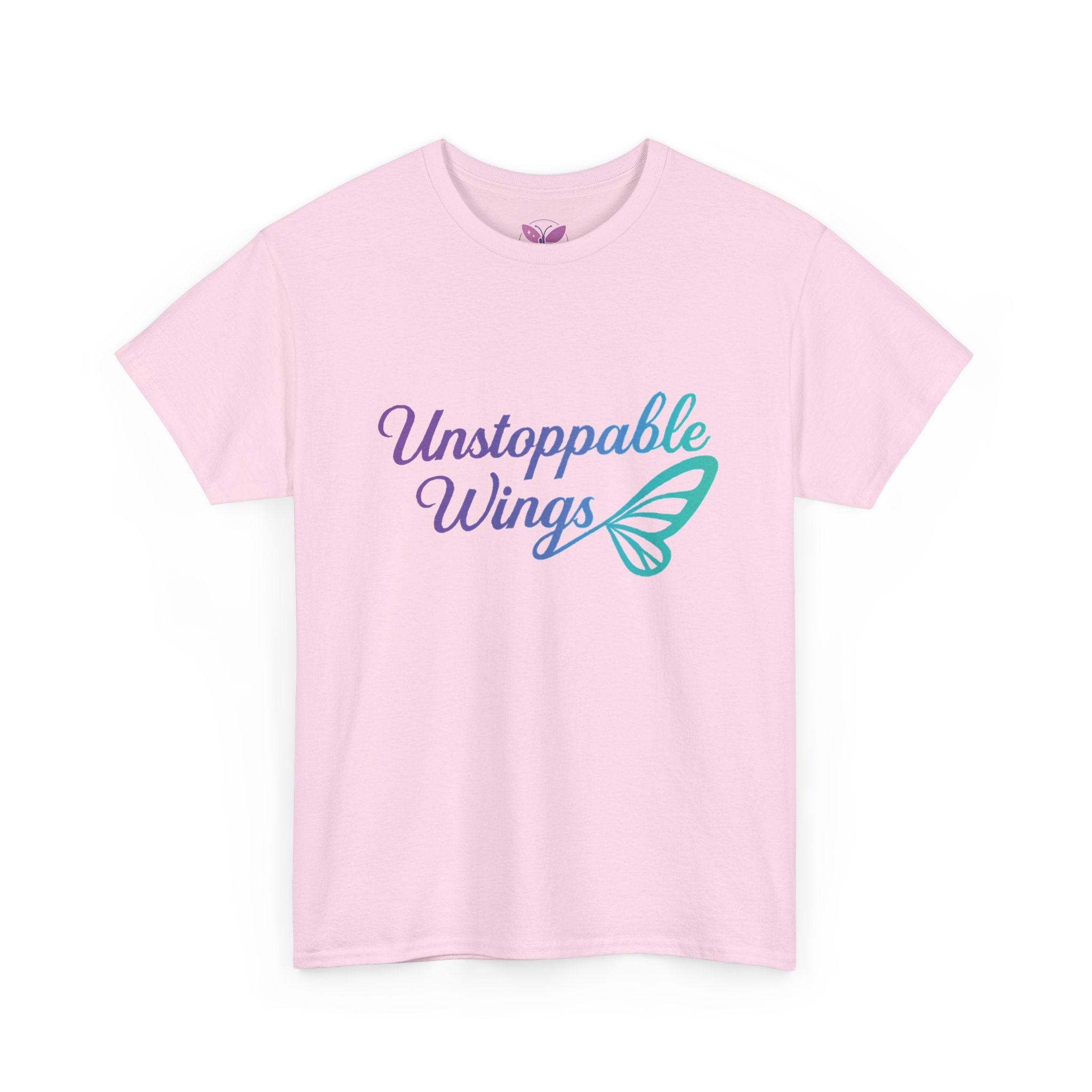 Unstoppable Wings Motivational T-Shirt for Women & Men | Butterfly Empowerment Tee | Inspirational Gift Unisex Heavy Cotton Tee - Image 43