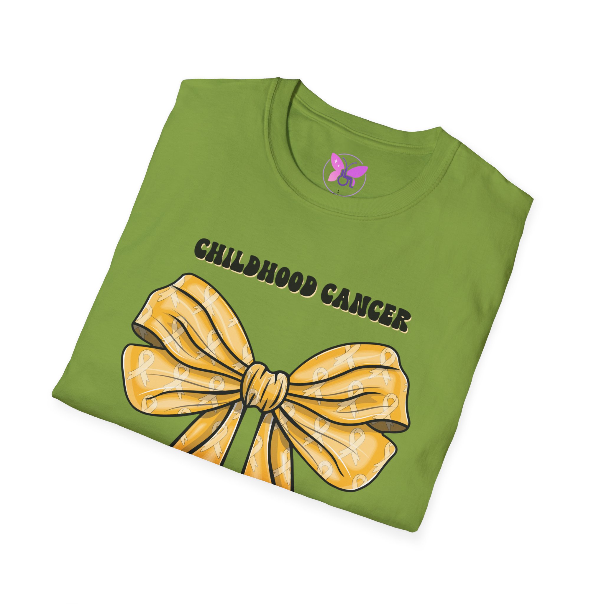Childhood Cancer Awareness Shirt Gold Ribbon T-Shirt | Awareness Shirt, Pediatric Cancer Support Tee for Kids and Adults Unisex Fundraiser - Image 16