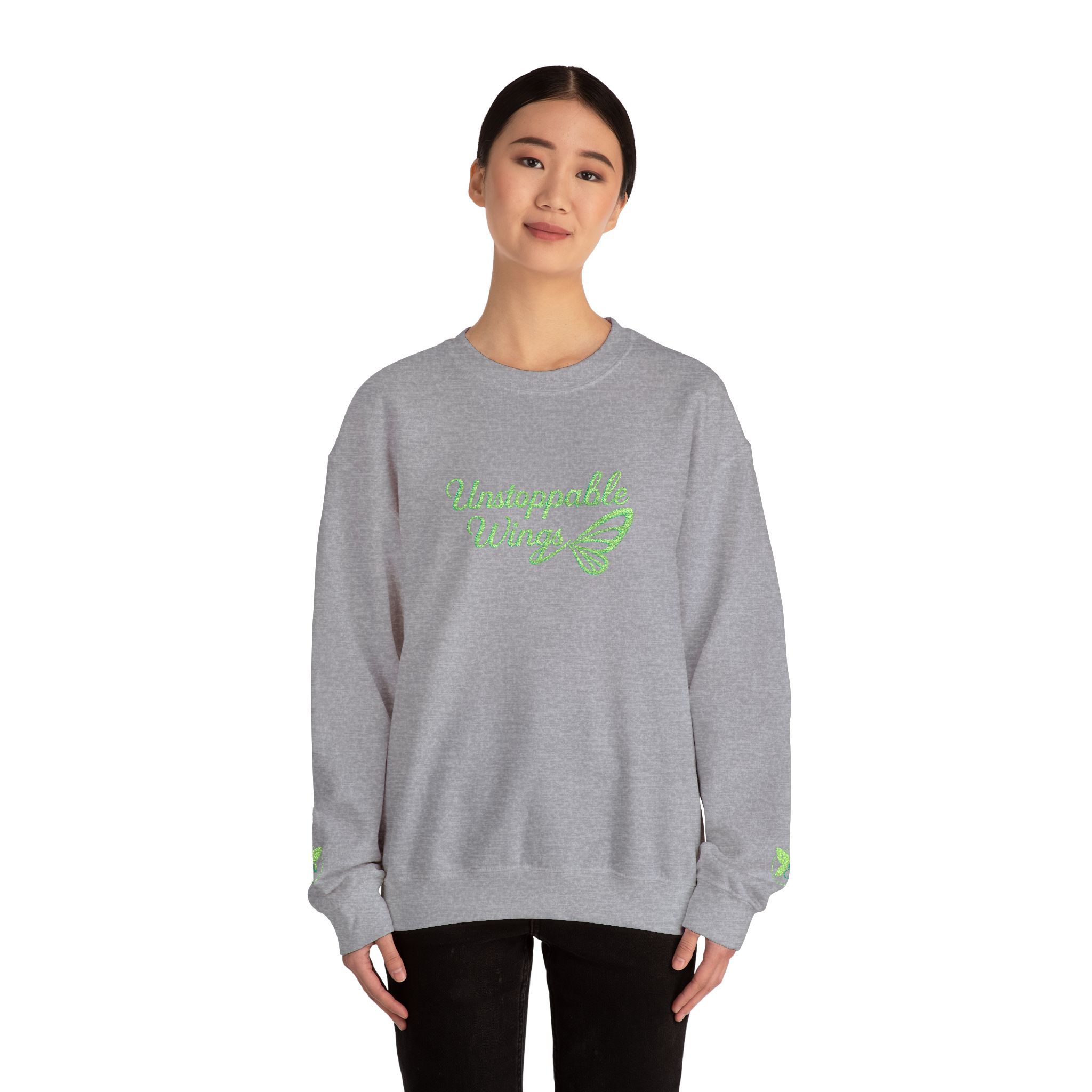 Adult Limited Edition “Unstoppable Wings” Cerebral Palsy Embroidered Adult Sweatshirt - Image 16
