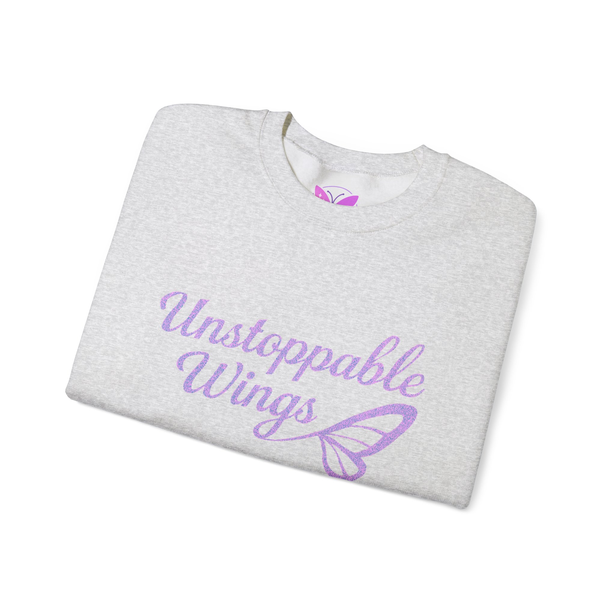 Unstoppable Wings Crewneck Sweatshirt - Cozy Unisex Apparel, Inspirational Gift, Butterfly Love, Everyday Comfort, Motivation Top - Image 11