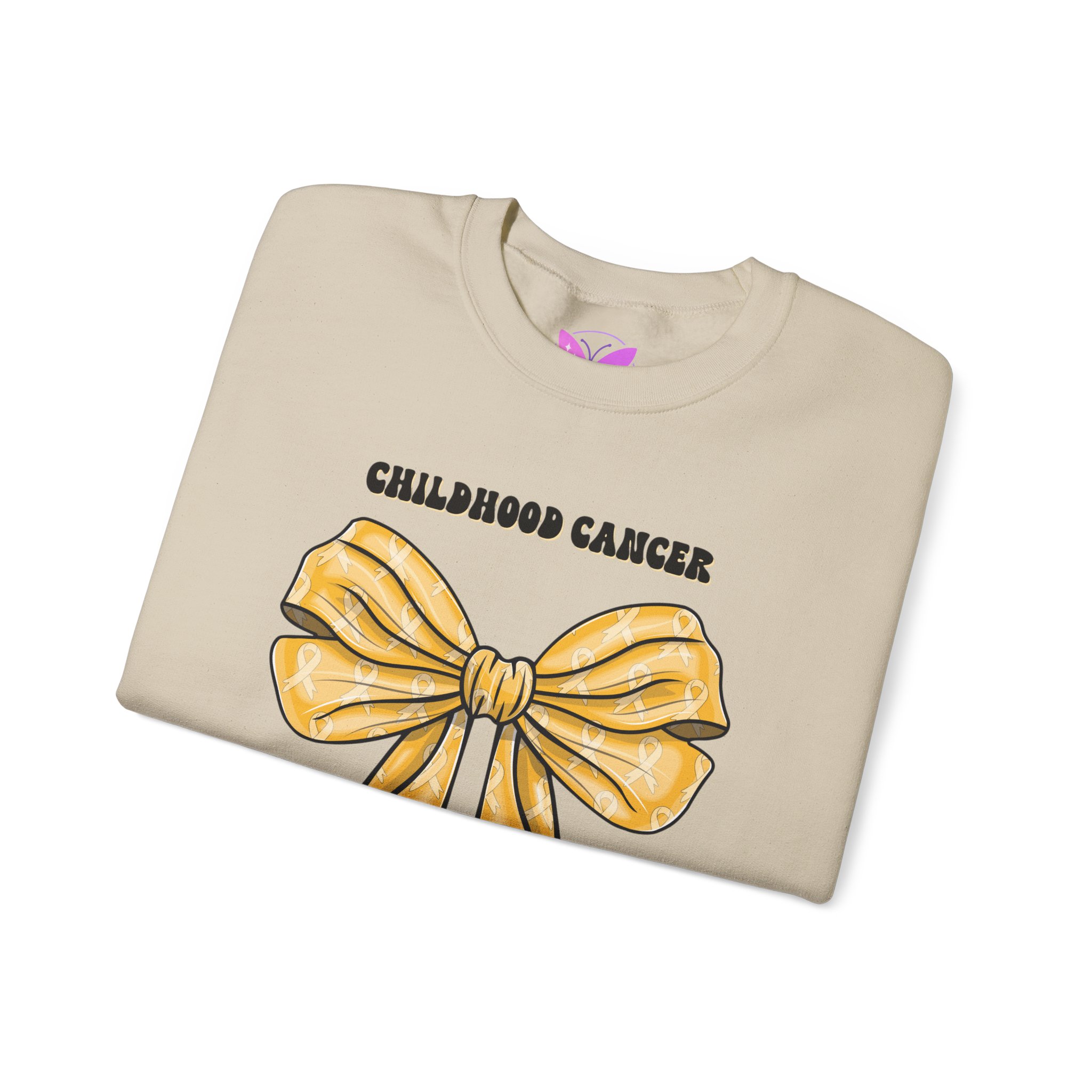 Childhood Cancer Gold Ribbon Sweatshirt -Awareness Sweatshirt, Advocacy Apparel, Fundraiser Gift, Cancer Awareness, Survivor Support - Image 15
