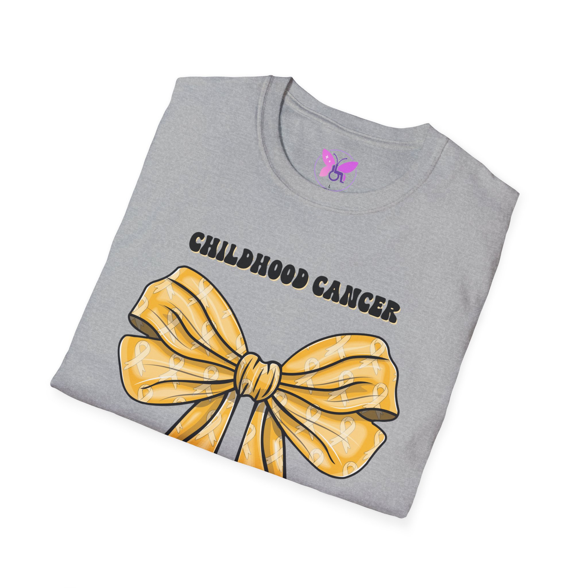 Childhood Cancer Awareness Shirt Gold Ribbon T-Shirt | Awareness Shirt, Pediatric Cancer Support Tee for Kids and Adults Unisex Fundraiser - Image 12