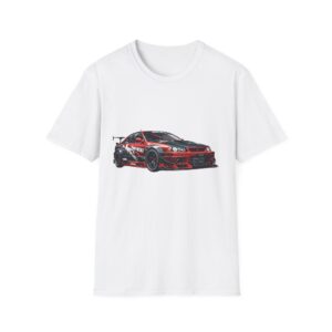 Red Drift Race Car T-Shirt | Sports Car Graphic Tee