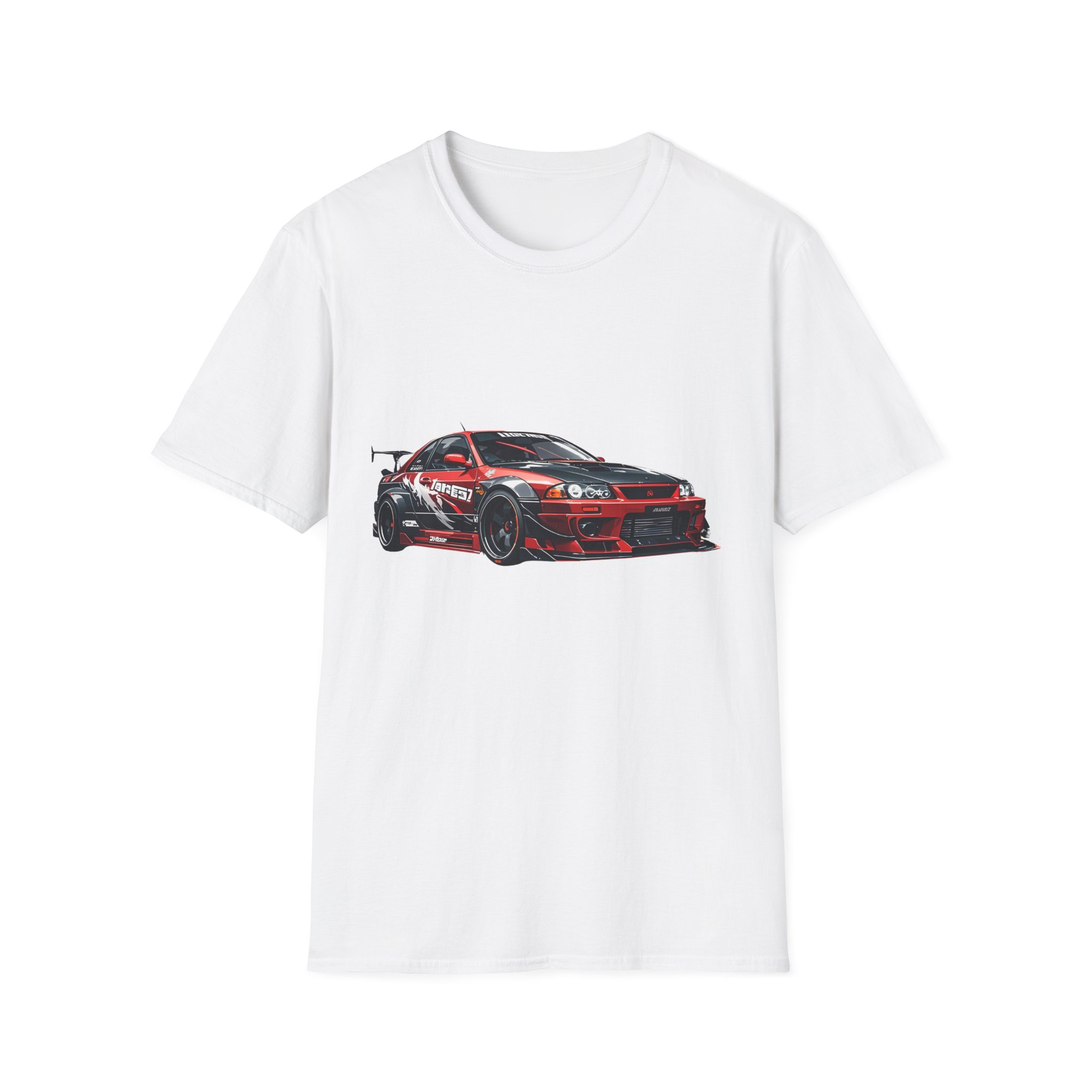 Red Drift Race Car T-Shirt | Sports Car Graphic Tee