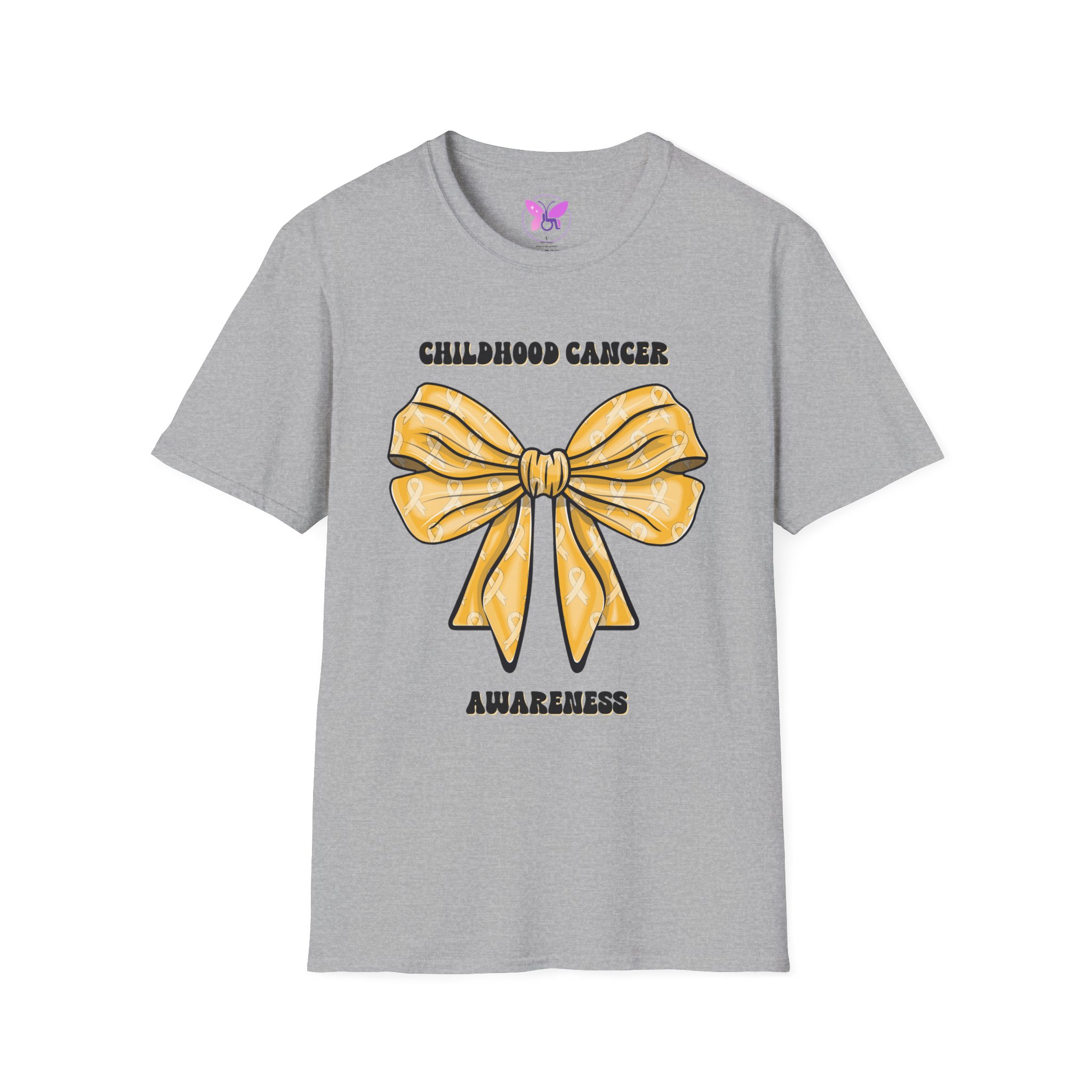 Childhood Cancer Awareness Shirt Gold Ribbon T-Shirt | Awareness Shirt, Pediatric Cancer Support Tee for Kids and Adults Unisex Fundraiser - Image 9
