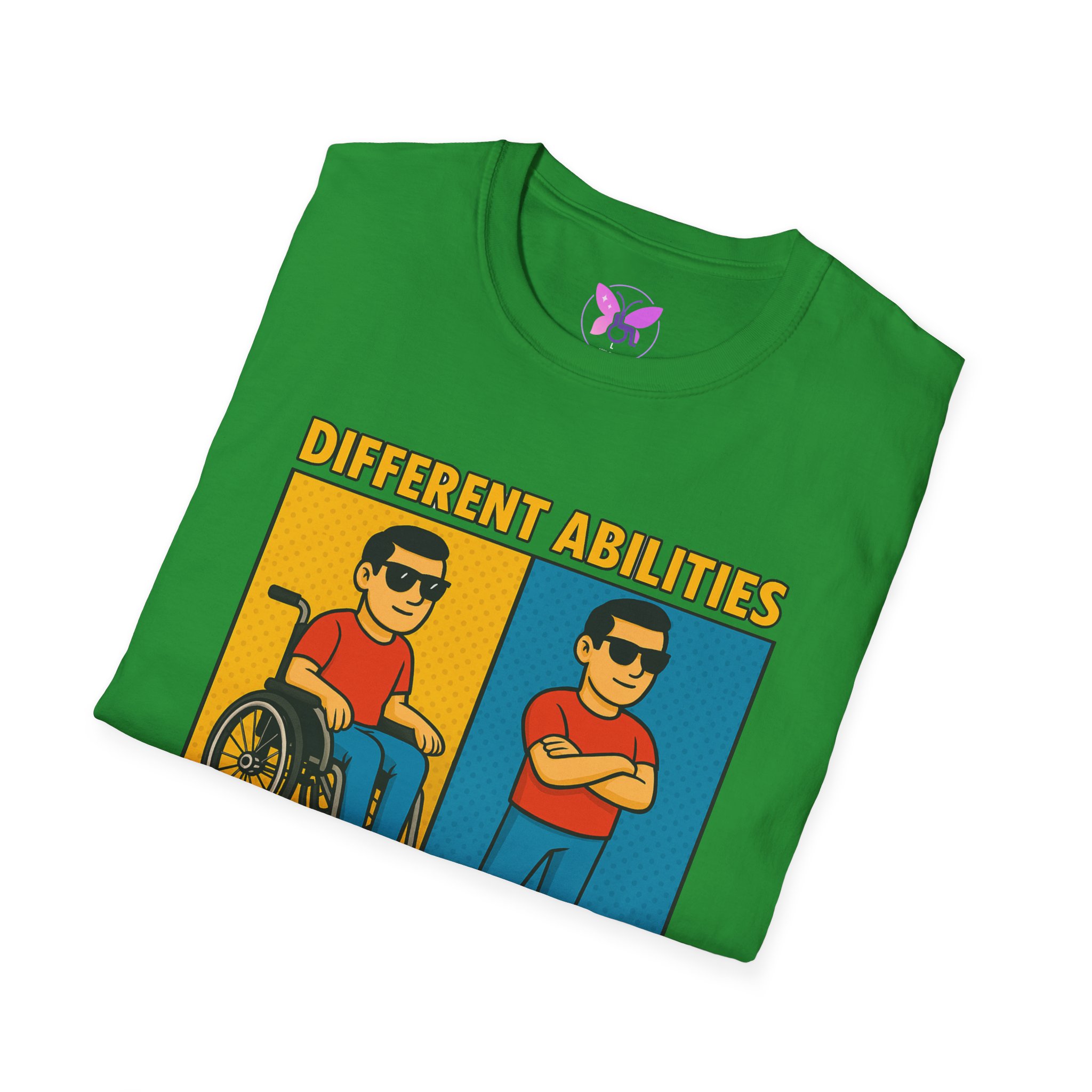 Different Abilities Same Attitude T-Shirt Disability Empowerment Tee Inclusive Unisex Shirt - Image 28